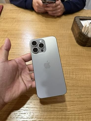 note 14pro: IPhone 15 Pro Max, 256 ГБ, Natural Titanium, Кабель — 1