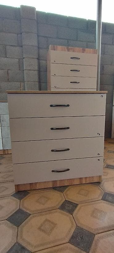 Балдар эмереги: Кийим үчүн комод, Күзгүсүз, ЛДСП, түсү - Ак — 2