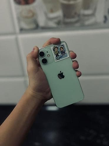 iphone 12 mini lalafo: IPhone 12 mini, Б/у, 128 ГБ, Зеленый, Чехол, 82 % — 2