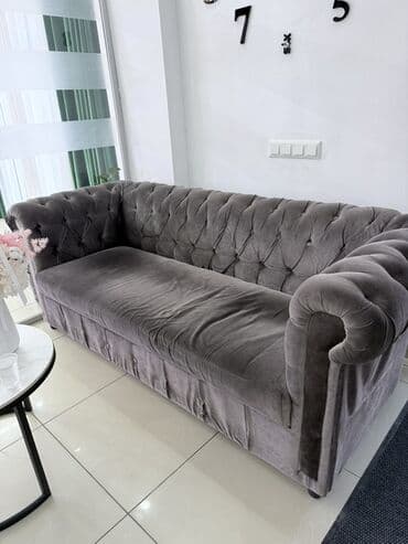 поролоны: Прямой диван, Б/у, Трехместный — 5