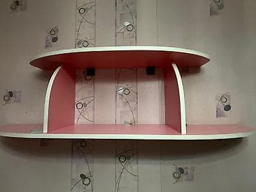 мебел бу бишкек: Детский мебельный комплекс у окна: письменный стол + две высокие — 4