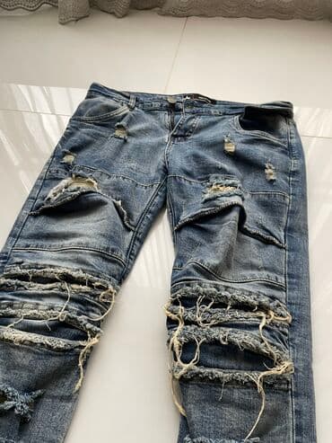 Прокат одежды: Джинсы, Скинни, США, Рваные, 2XS — 2
