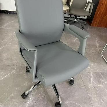 продам кресло офисное: Офисное кресло, Новый, С колесиками, цвет - Черный, Экокожа, Самовывоз, Платная доставка — 5