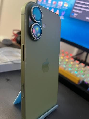 доставка зарядки для айфона: IPhone 17, Б/у, 256 ГБ, Зеленый, Зарядное устройство, Защитное стекло, Кабель, 100 % — 1