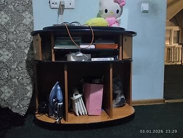 Балдар эмереги: Телевизордун шкаф жана стенди, Полго орнотулма, Жыгач — 1