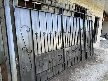 Распашные ворота: Ворота 60 3,20мт
Калитка 1мт
Высота 2,30 — 4