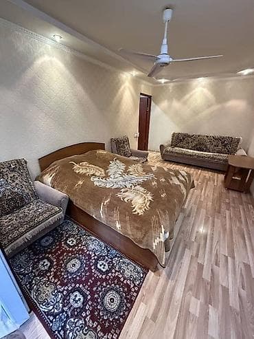 сентр: 1 комната, 32 м², 7 мкр 104 серия, 1 этаж, Косметический ремонт — 7