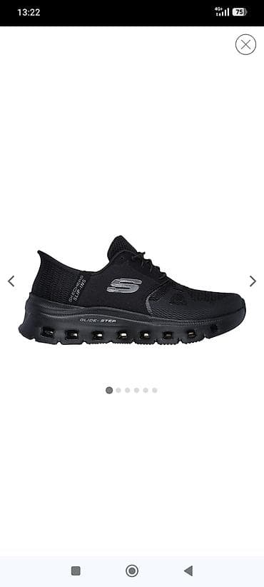 38: Мужские кроссовки, 39.5, Skechers, Новый, цвет - Черный — 2