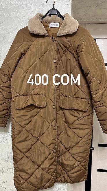 тренч мужской бишкек: Два изделия одежды. 1) Тренч-пальто женское, фиолетовое - Двубортная — 5