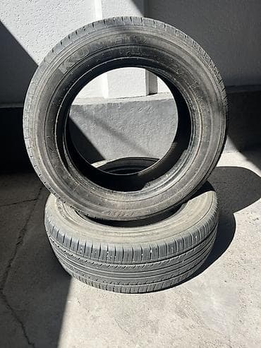 r16 4100: Шины 205 / 65 / R 16, Лето, Б/у, Пара, Легковые, Корея, Hankook — 3