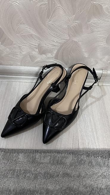 кийит: Женские туфли-лодочки с открытой пяткой Saivila - Цвет: черный — 1