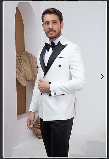 Шымдар: Элегантный мужской смокинг черного цвета, предназначенный для — 4