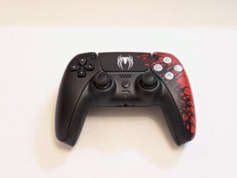Жаңы пс5 джойстиктер. Человек паук 2 дизайнда Телефон, компютер, пс5
