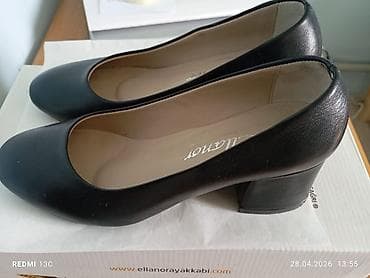 туфель: Туфли, 35, Б/у, цвет - Черный, Платная доставка — 3