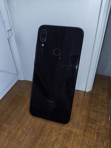 iphone hr: Redmi, Redmi Note 7, Б/у, 64 ГБ, цвет - Черный, 2 SIM — 1