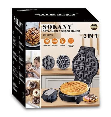 sokany вафельница отзывы: ﻿Многофункциональная вафельница 3 в 1 "SOKANY" SK-08006 — 2
