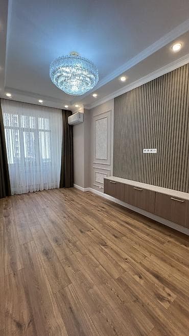 квартира баят рынок: 2 комнаты, 82 м², Асанбай мкр Элитка, 2 этаж, Дизайнерский ремонт — 5