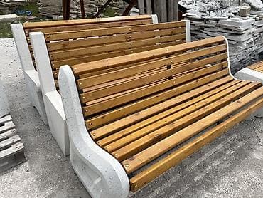 тапчан крават: Скамейка Со спинкой, Без крыши — 2