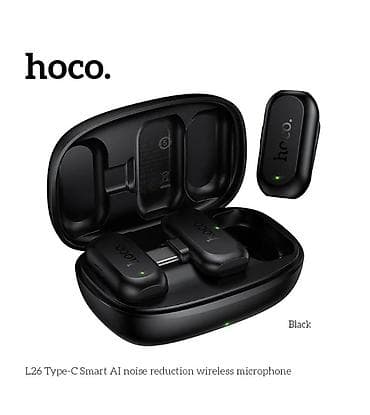Петличные микрофоны: Беспроводной петличный микрофон HOCO L26 SMART AI ENC Стильный и — 3