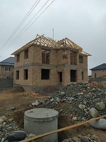 строительство домов на склонах: Кровля Криша Арзан Жабабыз Узбек Фасат текистура Балдар клатка Забор — 5