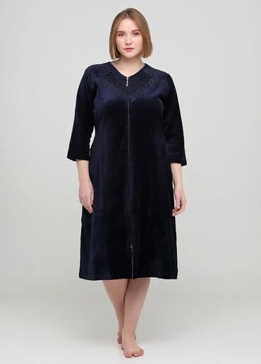 домашние халаты больших размеров: Женские халаты велюровые халаты Банные халаты Махровые халаты — 7