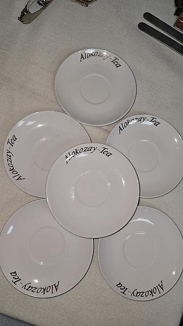 Тарелочки "Alokozay tea" Дубай, 6 штук по 30с. без сколов и трещин
