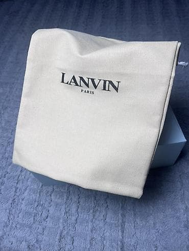 Личные вещи: Дутые кроссовки Lanvin Curb, белые - Фирменный силуэт на утолщённой — 8