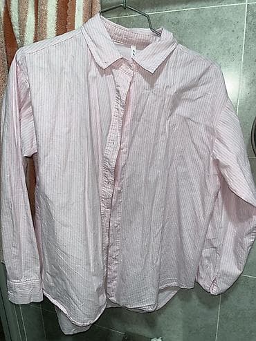 рубашк: Рубашка, Классическая модель, В полоску, Made in KG — 1
