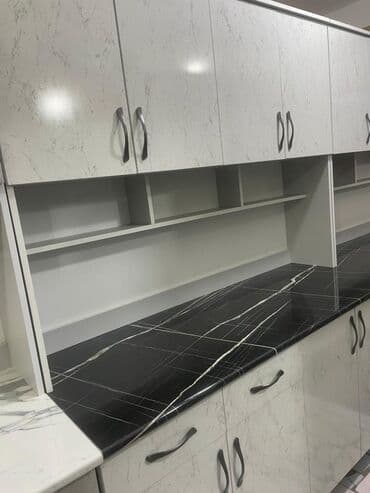 кухонный бувет: Кухонный гарнитур, Новый, цвет - Белый, ДСП, Бесплатная доставка — 13