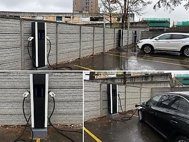 быстрый заряд: Уличная быстрая зарядная станция мощностью 240 кВ для 6 электромобилей — 1
