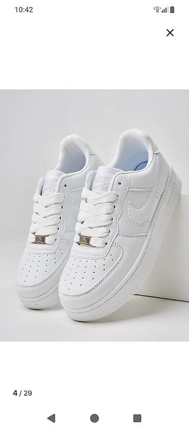 мама бох: Мужские кроссовки, 42, Nike, Новый, цвет - Белый — 3