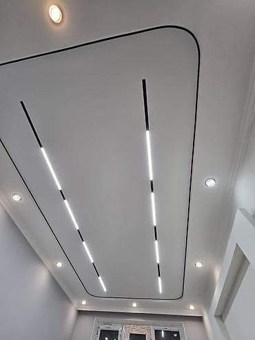 натяжный потолки: Натяжной потолок Глянцевое Монтаж — 2