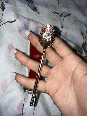 ложки серебряные: Сувенирная чайная ложка «Switzerland – Edelweiss» - Коллекционная — 3