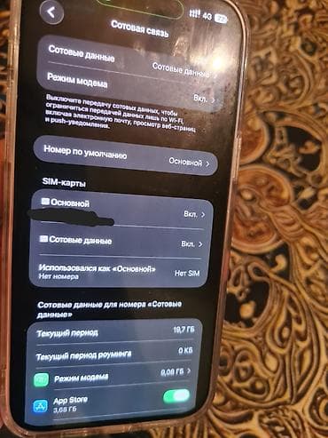 15 pro ma: IPhone 14 Pro Max, Б/у, 256 ГБ, Черный, Чехол, 83 % — 4