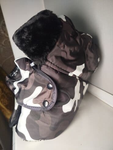 маскит: Зимняя шапка-ушанка с комплектом защиты лица маска+очки+шапка на фото — 9