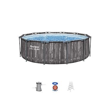 Бассейны: Каркасный бассейн Bestway Steel Pro MAX - Форма: круглый - Серия — 4