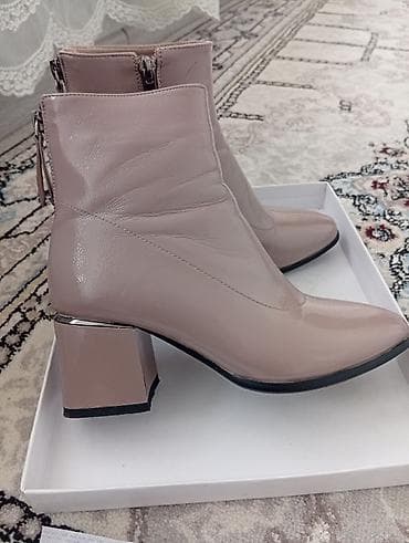 Батильондор: Женские ботильоны цвета тауп (бежево‑пыльная роза). - Материал верха — 3