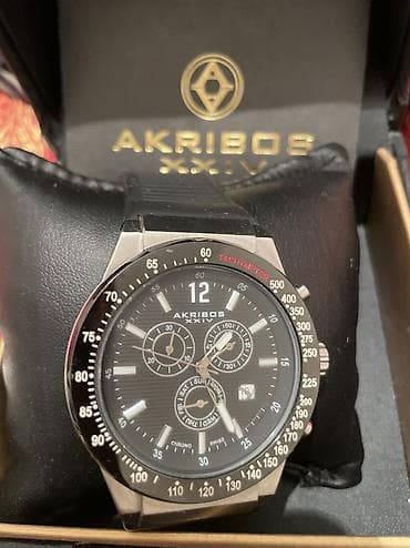 pull and: Мужские часы Akribos XXIV (модель AK680SS) Основные характеристики — 1