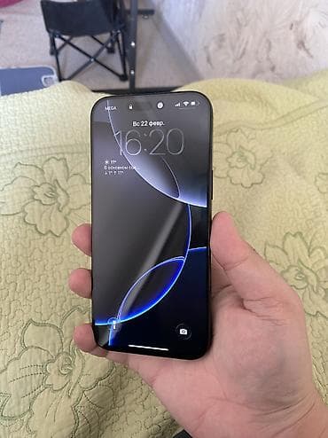 a 5: IPhone 16 Pro Max, Б/у, 256 ГБ, Black Titanium, Защитное стекло, 89 % — 2