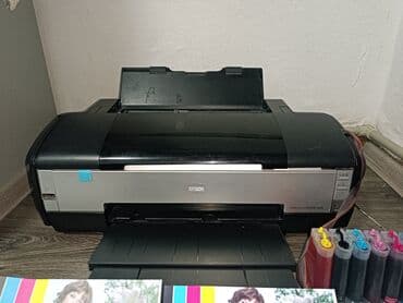 манитор ош: Epson 1410 А3+ 6 цветный принтер, в полном обслуженом состоянии — 1
