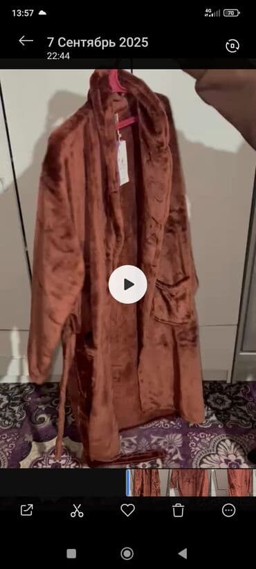 мягкая игрушка с пледом внутри: Мягкие домашние халаты - Материал: плотный ворсовый флис/микрофибра — — 3