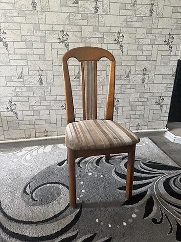 Стул для кухни, Б/у, Дерево, цвет - Коричневый