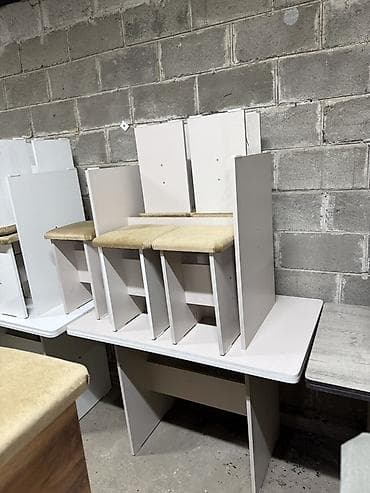 study table: Кухонный стол и стул, цвет - Серый — 4