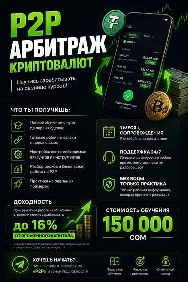 p2p: 🚀 Хочешь начать зарабатывать на P2P-арбитраже криптовалют? Открываю — 1