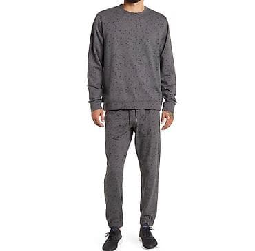 ZELLA Мужской костюм с принтом из смесового хлопка с фирменным