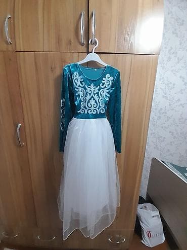 Детское платье, цвет - Зеленый