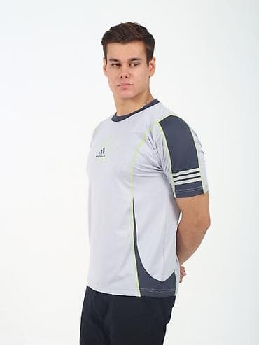 red centr: Мужская спортивная футболка Adidas - Тип: футболка для — 8