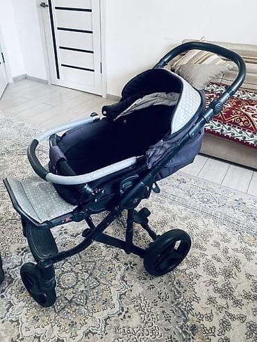 коляска бу бишкек: Коляска, цвет - Черный — 2