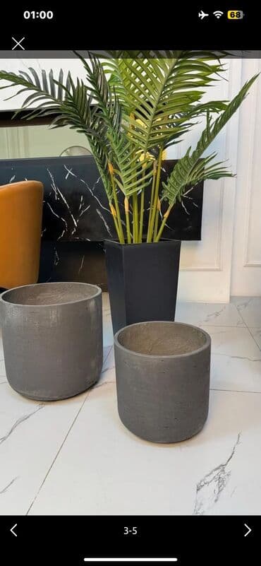 глинянные горшки: ✨Комбо-набор Дизайнерских горшков для цветов!!! ✔️✔️✔️  ♻️ Набор — 4