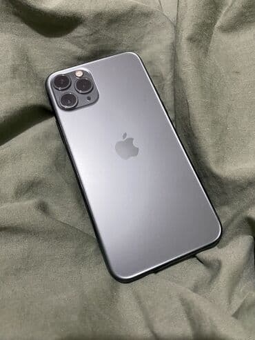 IPhone 11 Pro, Б/у, 256 ГБ, Matte Midnight Green, Защитное стекло, Чехол, 95 %